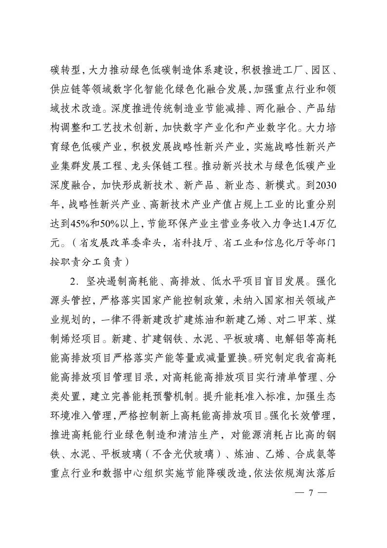 《江蘇省碳達(dá)峰實(shí)施方案》印發(fā) 實(shí)施“碳達(dá)峰八大專項行動”