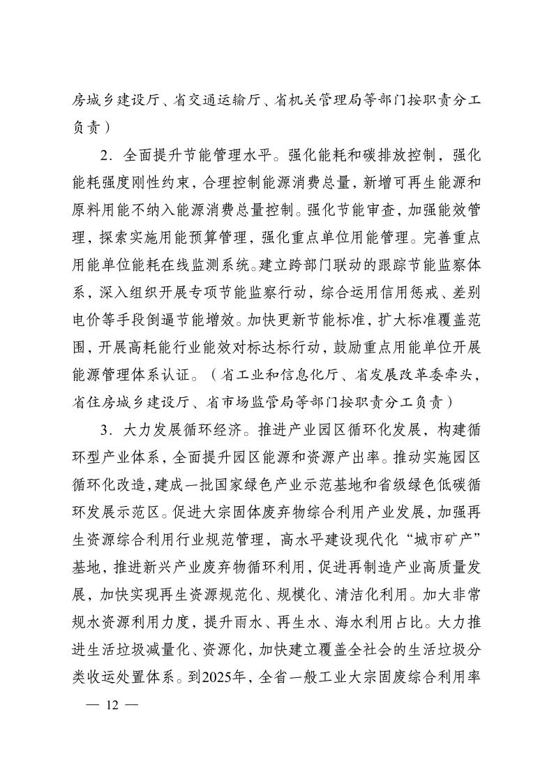 《江蘇省碳達(dá)峰實(shí)施方案》印發(fā) 實(shí)施“碳達(dá)峰八大專項行動”